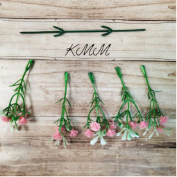 Гіпсофіла з тичинками в асортименті - гілка, блакитна-foto4