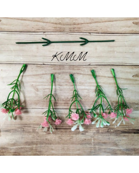 Гіпсофіла з тичинками в асортименті - гілка, блакитна-foto4