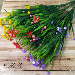 Осока з бутонами - гілка, блакитний-foto3