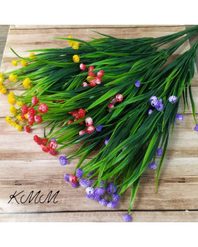 Осока з бутонами - гілка, блакитний-foto3