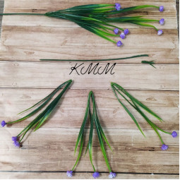 Осока з бутонами - гілка, блакитний-foto2