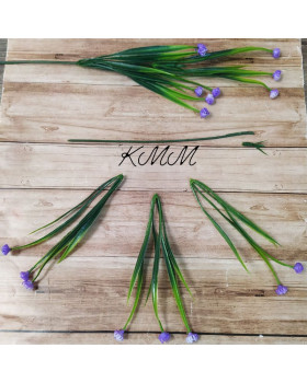 Осока з бутонами - гілка, блакитний-foto2