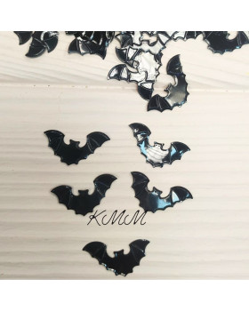 Паєтки Хелловін летючі миші 2,6 см (5шт)