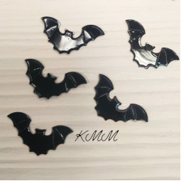 Пайетки Хэллоуин летучие мыши 2,6см  (5шт)-foto2