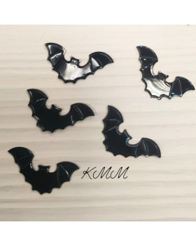Паєтки Хелловін летючі миші 2,6 см (5шт)-foto2