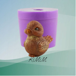 Силиконовая форма люкс 3D Птичка мини