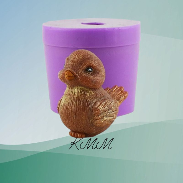 Силіконова форма люкс 3D Пташка міні