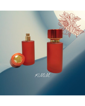 Флакон парфюмерный стеклянный Донна Красный с распылителем 50мл