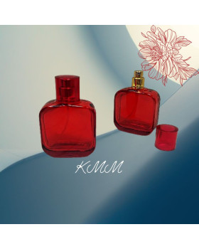 Флакон парфюмерный стеклянный Лаки Красный с распылителем 50мл Флакон парфюмерный стеклянный Лаки Красный с распылителем 50мл